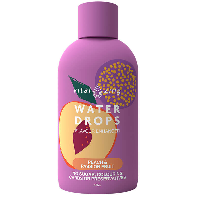 Keto Store NZ | Vital Zing Peach & Passionfruit Water Drops | Flavour | Waterdrops
