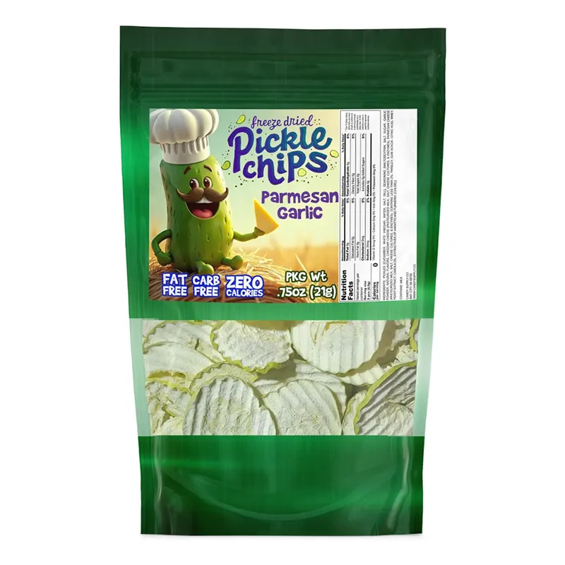 Keto Store NZ | Pickle Chips | Parmesan Garlic Flavour | Fat Free Carb Free Zero Calories