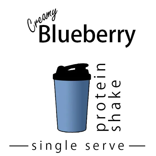 Creamy Blueberry Single Serve Protein Shake made by Keto Store NZ