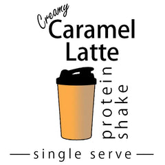 Creamy Caramel Latte Single Serve Protein Shake made by Keto Store NZ 