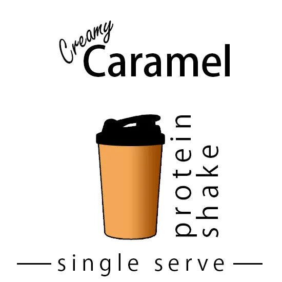 Creamy Caramel Single Serve Protein Shake made by Keto Store NZ
