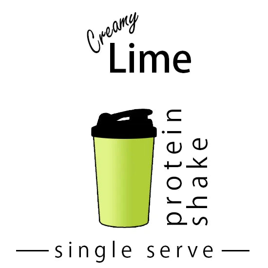 Creamy Lime Single Serve Protein Shake made by Keto Store NZ