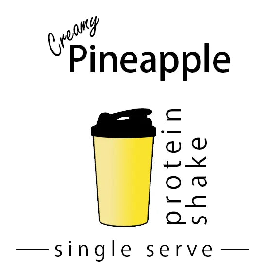 Pineapple Single Serve Protein Shake made by Keto Store NZ