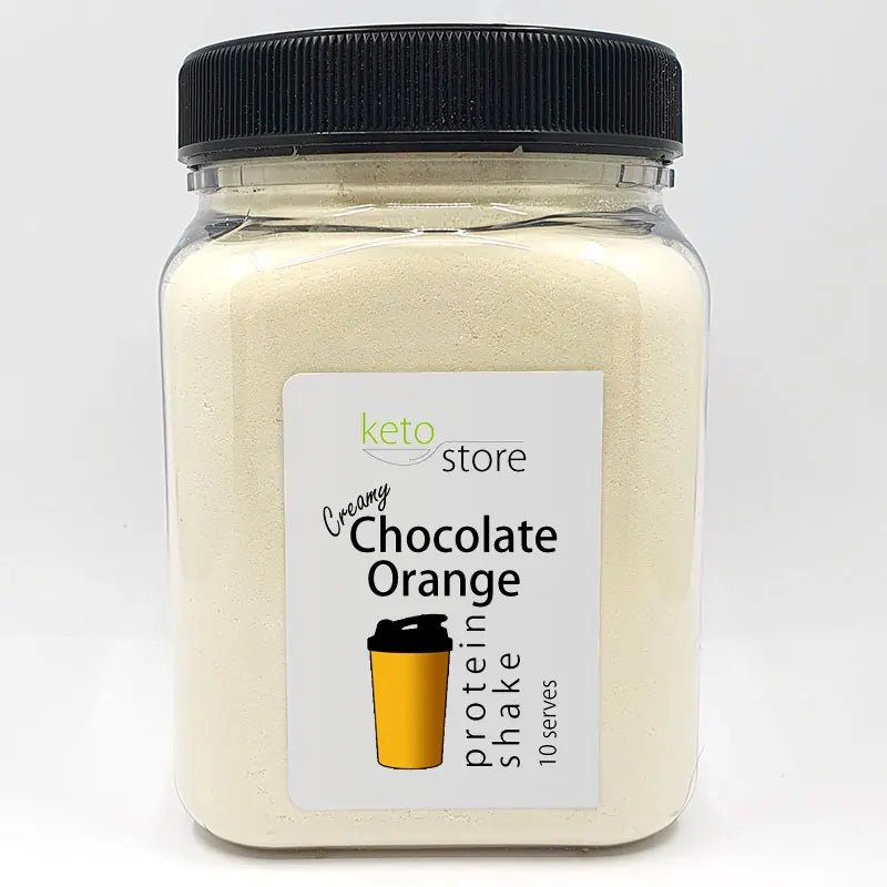 Chocolate Orange Protein Shake 10 Serve Jar by Keto Store NZ