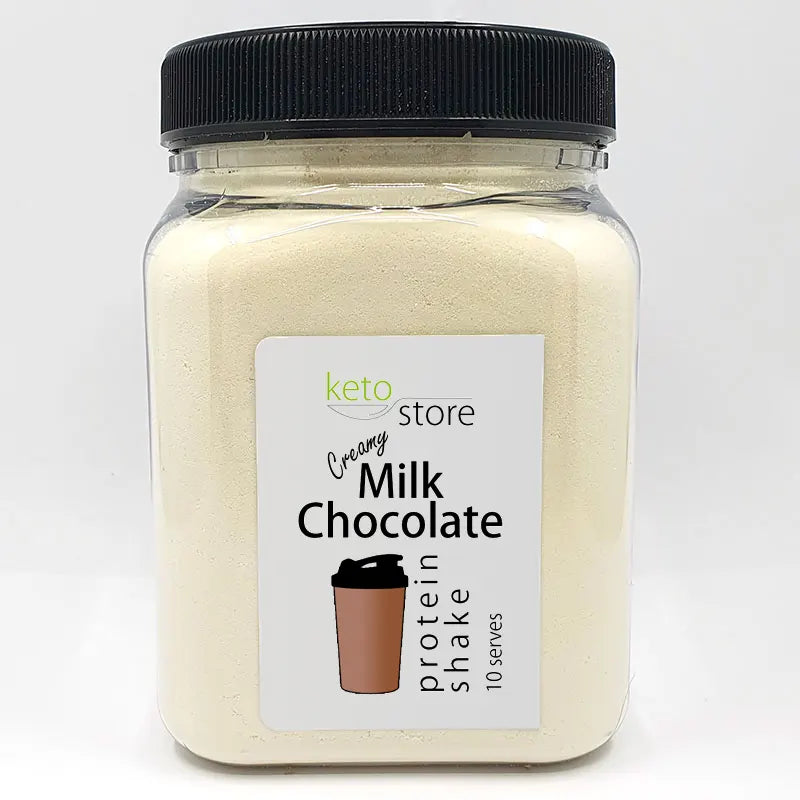 Milk Chocolate Protein Shake 10 Serve Jar by Keto Store NZ