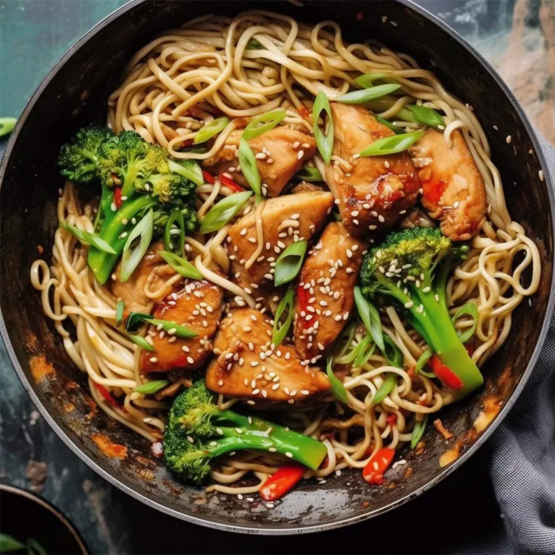 Keto Store NZ | Qetoe Low Carb Chicken Noodle with Broccoli Stirfry recipe