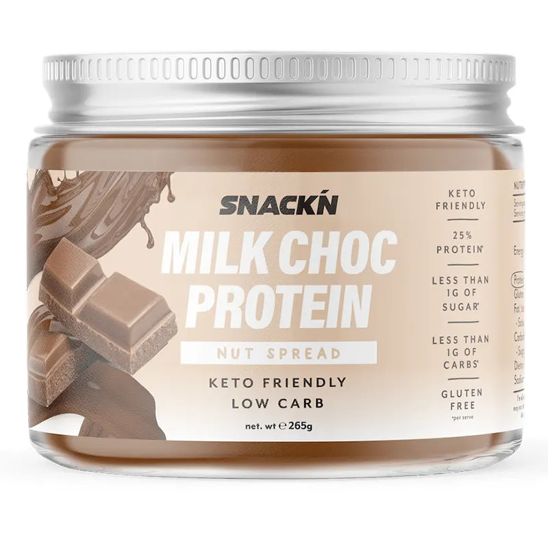 Keto Store NZ | Snack'n Milk Choc Protein nut spread | Keto Friendly Nutella