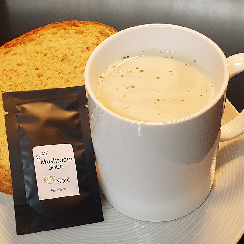 Creamy Mushroom Soup Mix Single Serve Sachet by Keto Store NZ