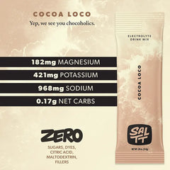 Keto Store NZ | SALTT Electrolytes | Cocoa Loco info