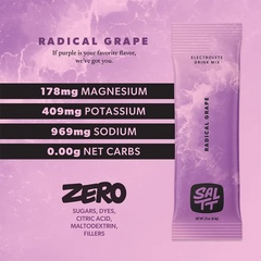 Keto Store NZ | SALTT Electrolytes | Radical Grape info