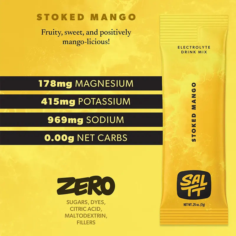 Keto Store NZ | SALTT Electrolytes | Stoked Mango info