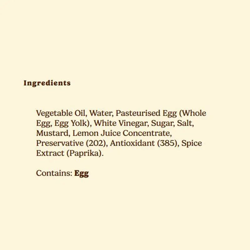 Keto Store NZ | SideCar Mayo Original Ingredients
