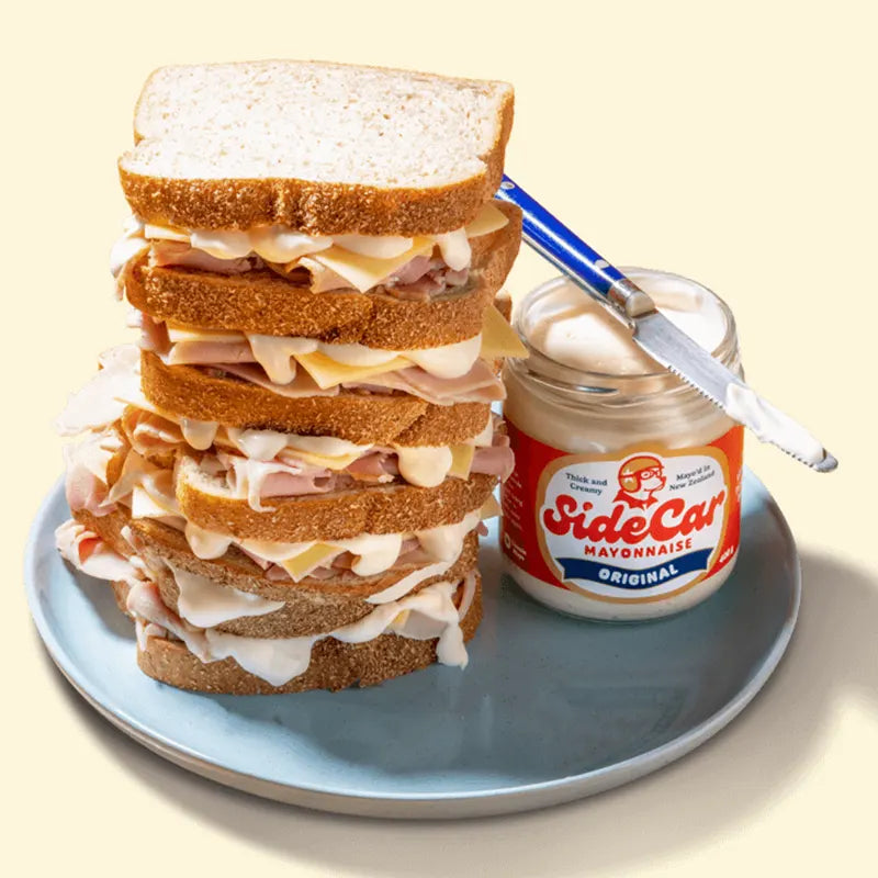 Keto Store NZ | SideCar Mayo Original Stack of sandwiches
