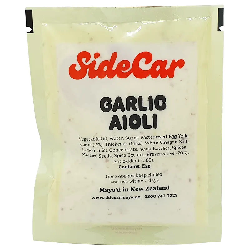 Keto Store NZ | SideCar Mayo Garlic Aioli SAMPLE Sachet