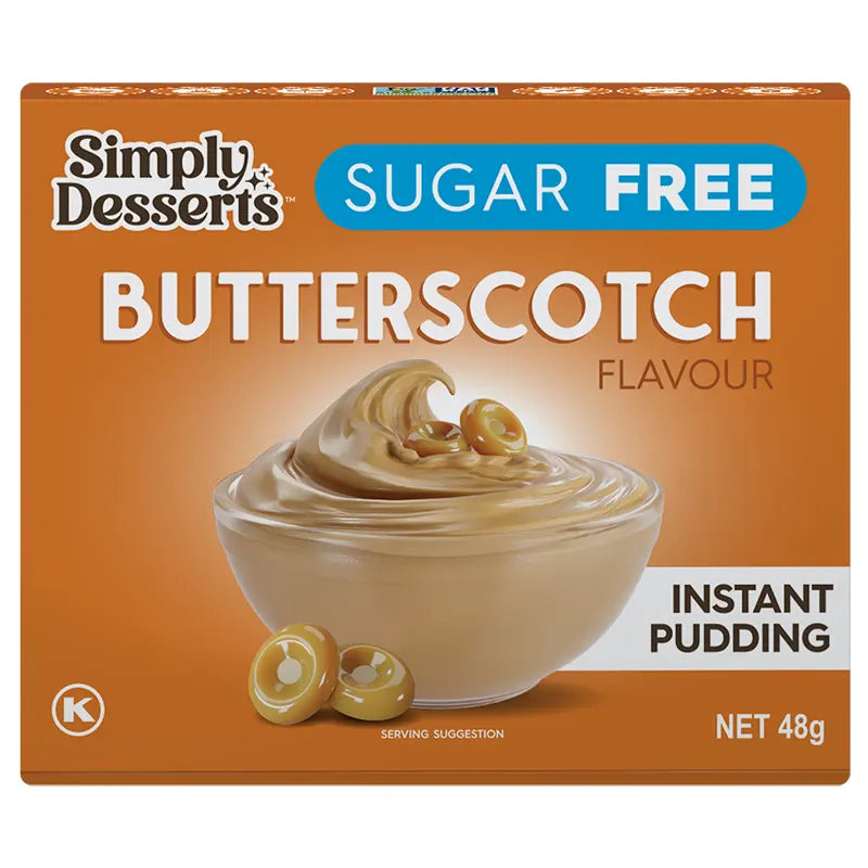 Keto Store NZ | Simply Desserts Sugar Free | Instant Pudding | Butterscotch