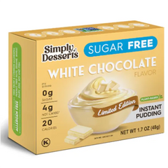 Keto Store NZ | Simply Desserts Sugar Free | Instant Pudding | White Chocolate