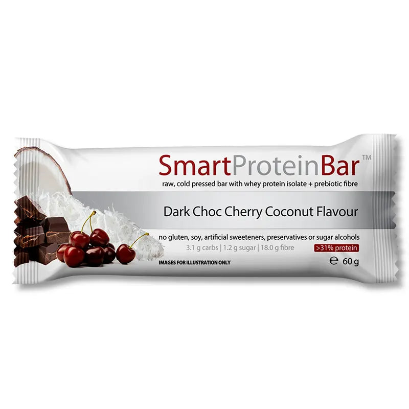 Keto Store NZ | Smart Protein Bar | Dark Choc Cherry Coconut