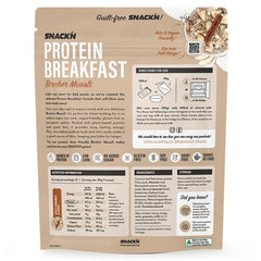 Keto Store NZ | Snackn Protein Breakfast | Bircher Muesli Apple Cinnamon Back