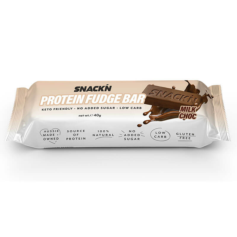 Keto Store NZ | Snack'n Fudge Bar | Milk Choc NIP Nutritional Information