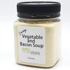 Creamy Vegetable and Bacon Soup Mix 9 serve Jar by Keto Store NZ