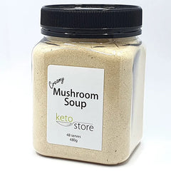 Keto Mushroom Soup 48 serve Large Jar from Keto Store NZ