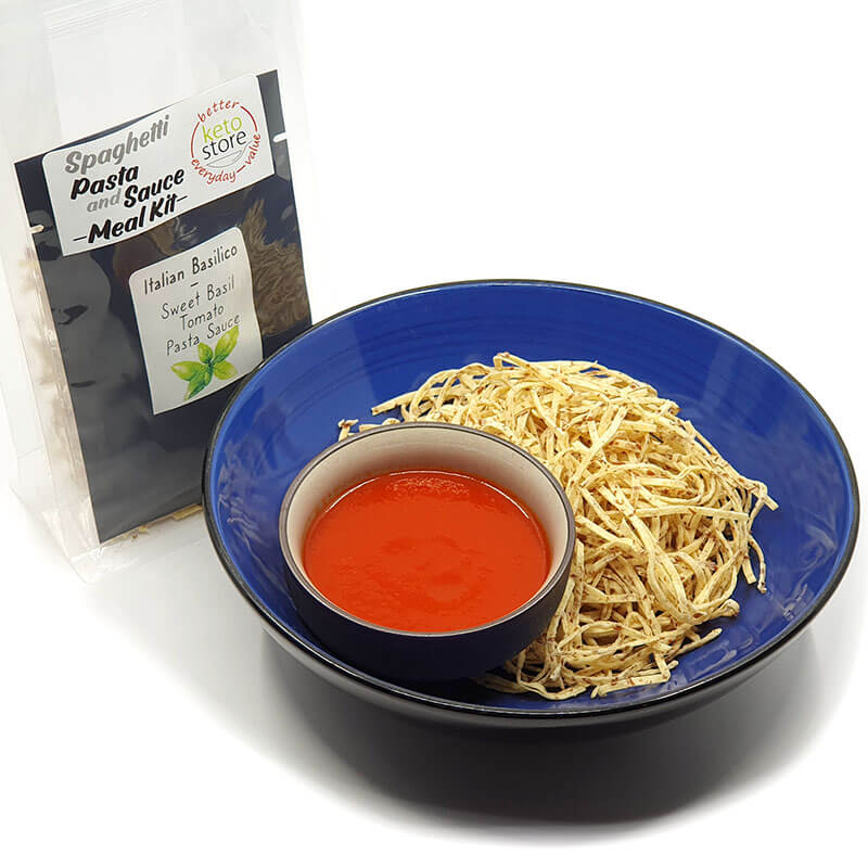 Keto Store NZ | Spaghetti Basilico Pasta & Sauce Meal Kit