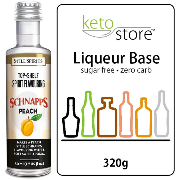 Top Shelf Schnapps - Peach + Keto Store™ Liqueur Base Bundle | Keto ...