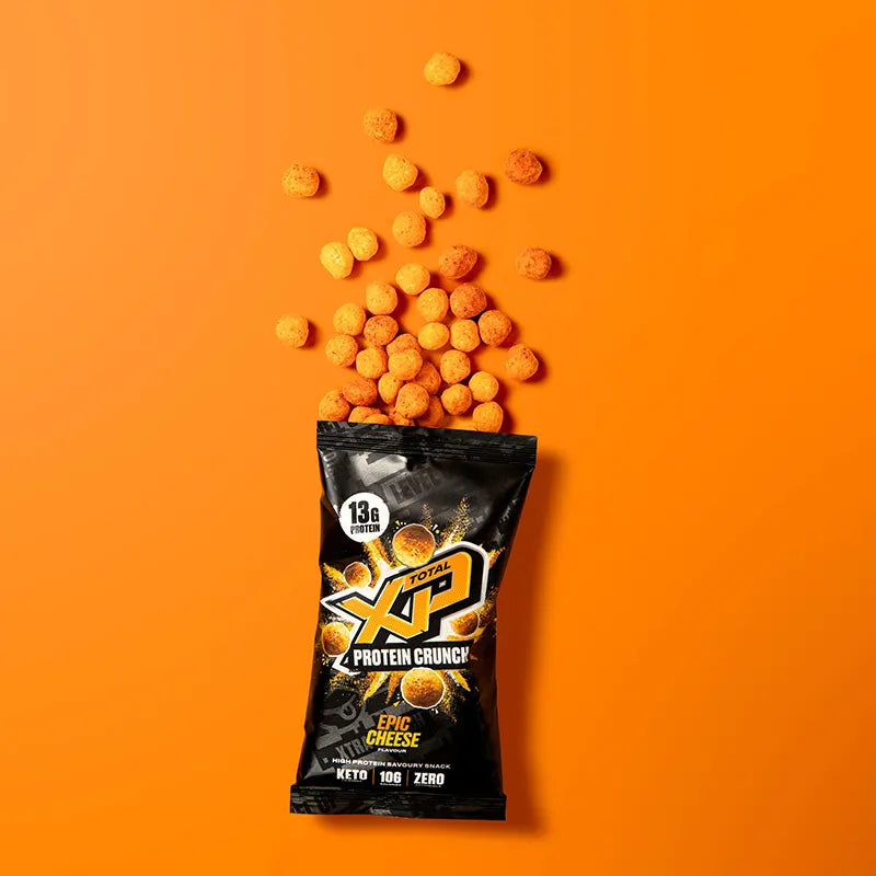 Keto Store NZ | Protein Crunch Crisps | Epic Cheese Flavour | Yellow