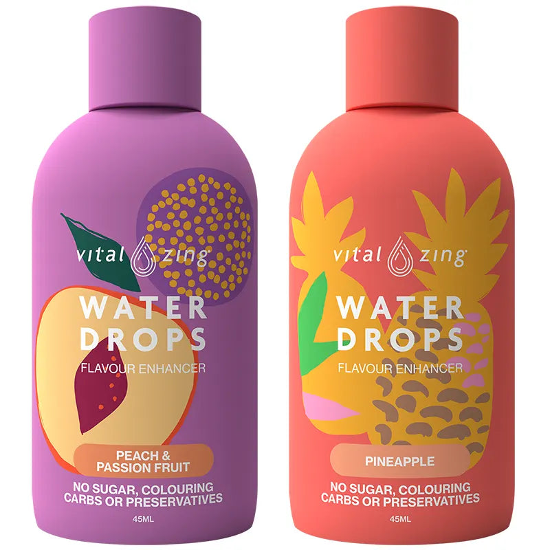 Keto Store NZ | Vital Zing | Peach Passionfruit Pineapple | Pinepassion Punch bottles