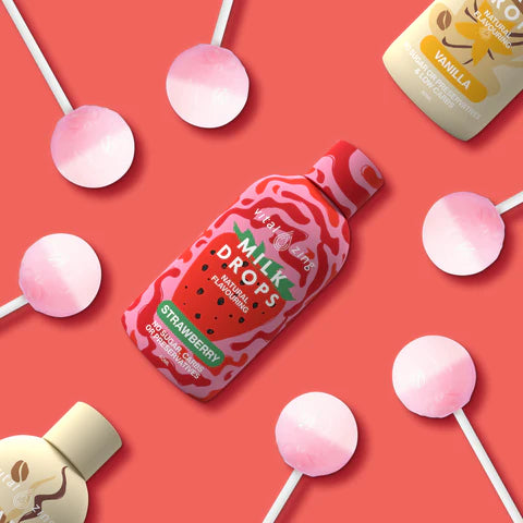 Keto Store NZ | Vital Zing | Strawberry Vanilla | Strawberry Chupa Chups