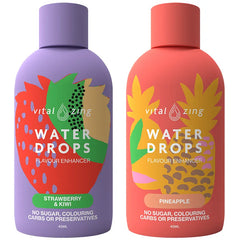 Keto Store NZ | Vital Zing | Strawberry & Kiwi Pineapple | Tropical Smash bottles