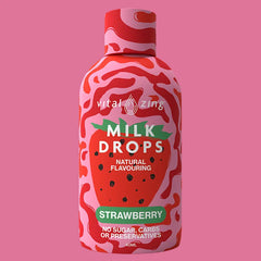 Keto Store NZ | Vital Zing Strawberry Milk Drops | Flavour