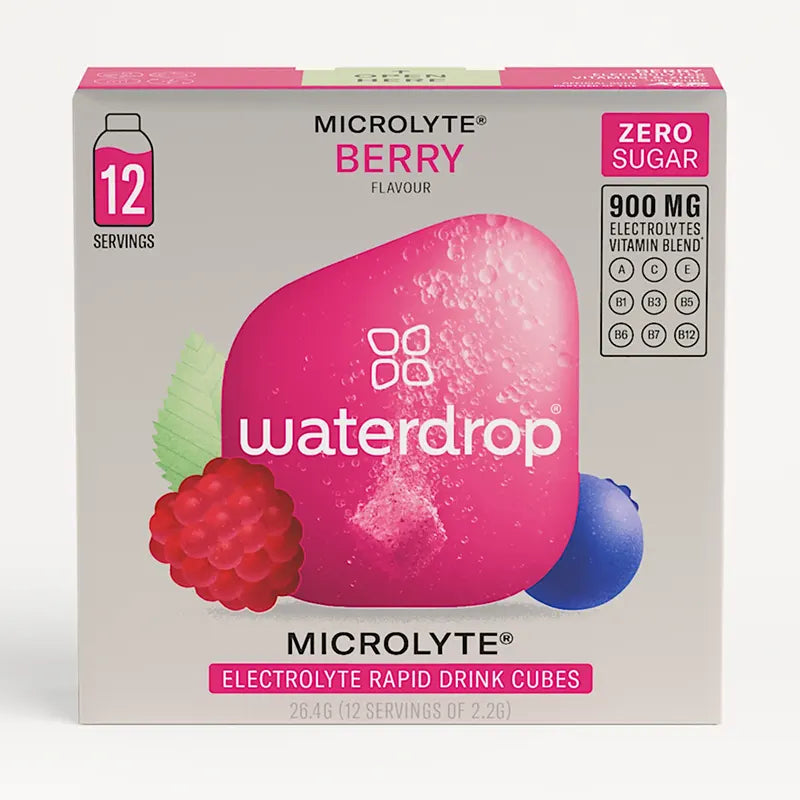 Keto Store NZ | Waterdrop | Microlyte Drink Cubes - Berry | Electrolyte | 12 Servings