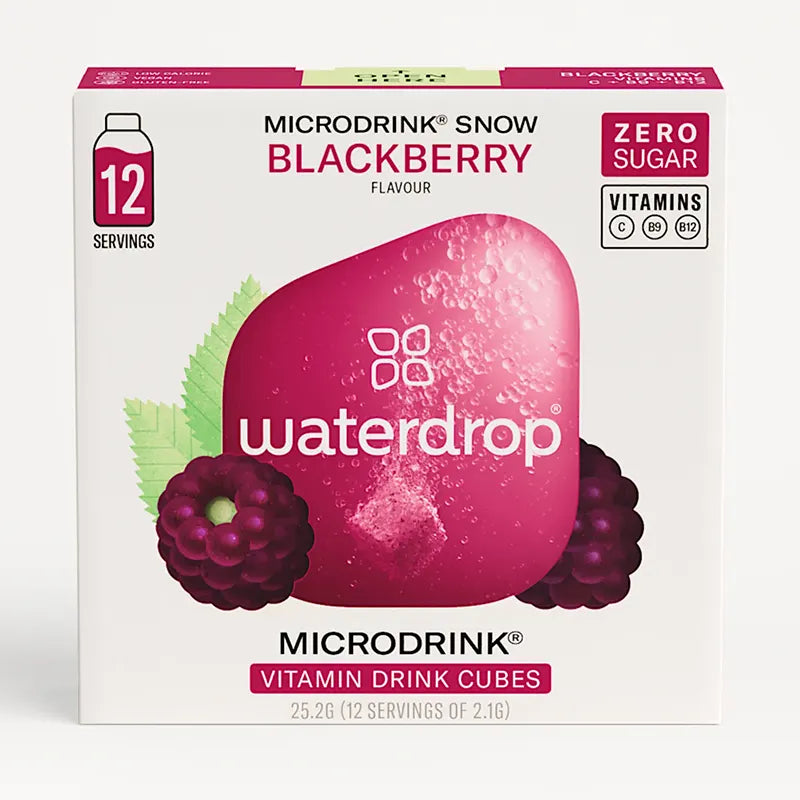 Keto Store NZ | Waterdrop | Vitamin Drink Cubes - Blackberry Snow | 12 Servings