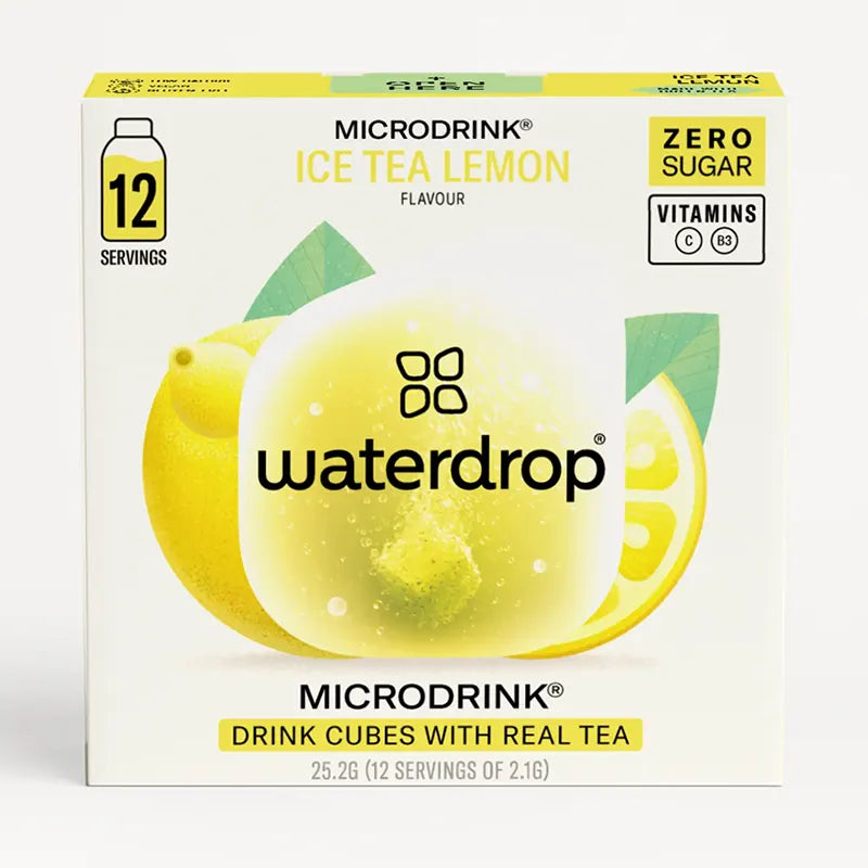 Keto Store NZ | Waterdrop | Vitamin Drink Cubes - Ice Tea Lemon | 12 Servings