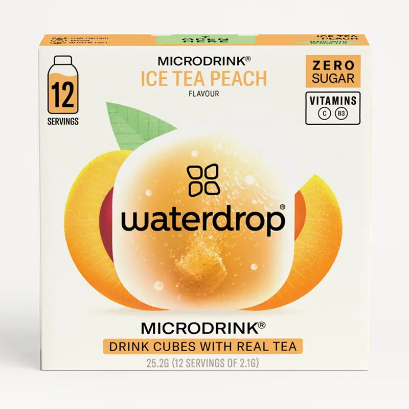 Keto Store NZ | Waterdrop | Vitamin Drink Cubes - Ice Tea Peach | 12 Servings