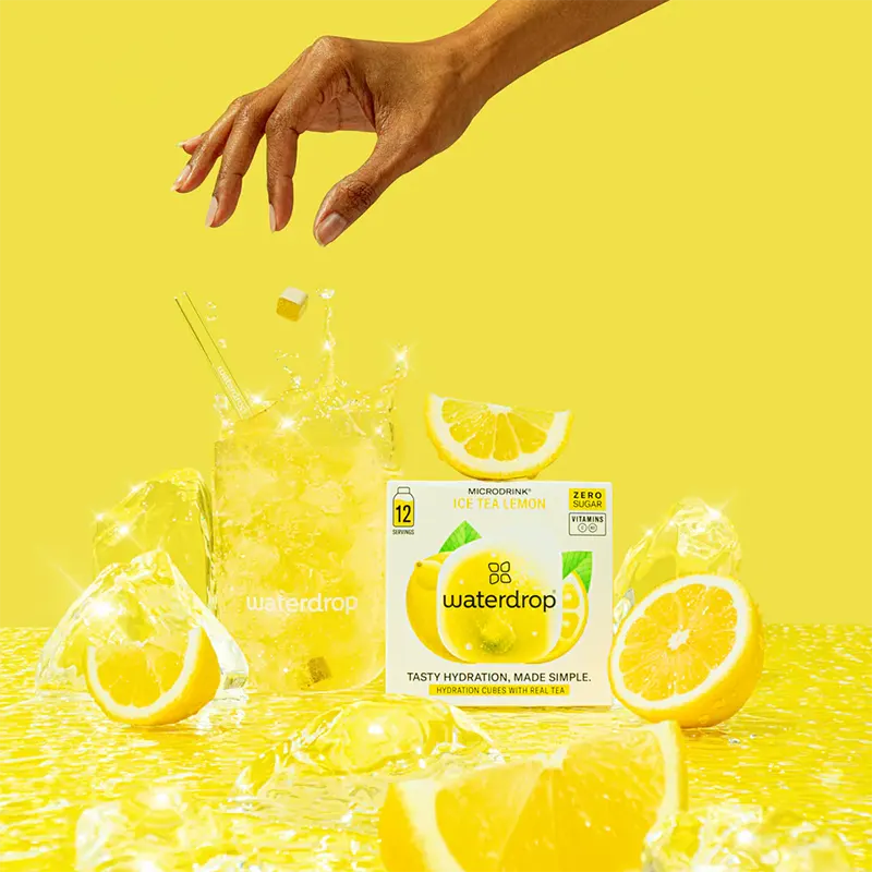 Keto Store NZ | Waterdrop | Vitamin Drink Cubes - Ice Tea Lemon | social