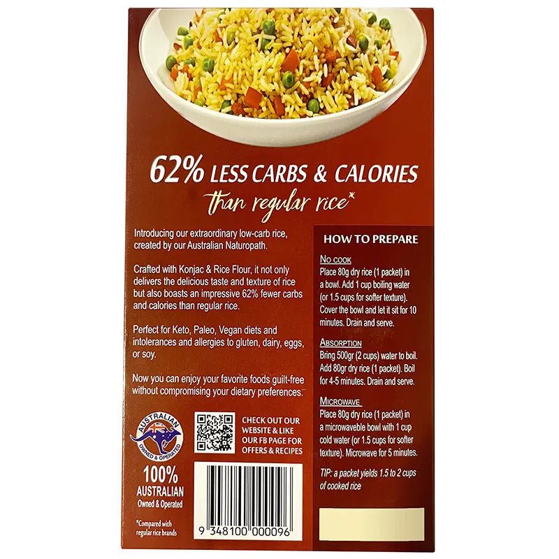 0 Carb Rice Zero Slim & Healthy Low Carb Rice 1kg from Keto Store NZ | Keto Store ...