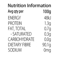 Keto Store NZ | Nutrition Information Psyllium Husk 1.25kg