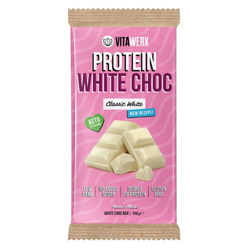 NEW FORMULA! Vitawerx White Choc 100g