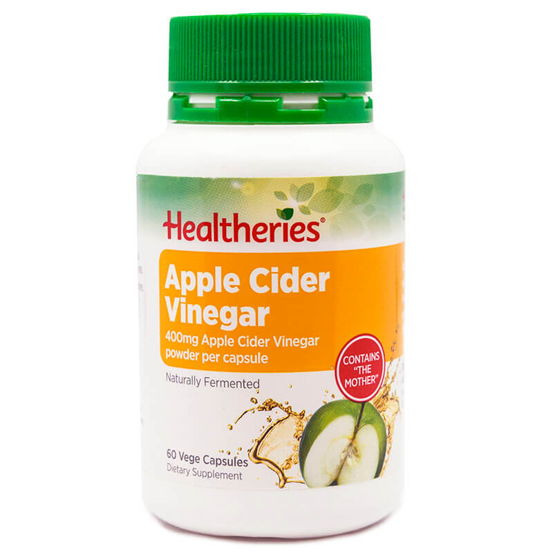 Keto Store NZ | Healtheries Apple Cider Vinegar ACV powder capsule
