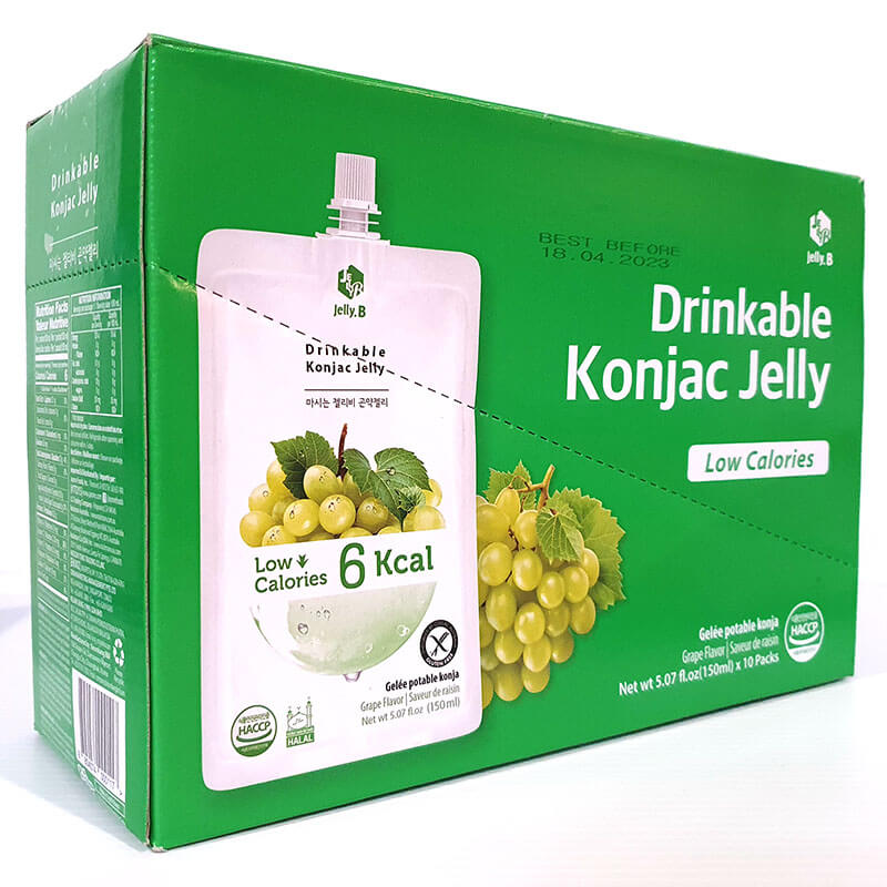 Keto Store NZ | Jelly B. Drinkable Konjac Jelly Grape Box