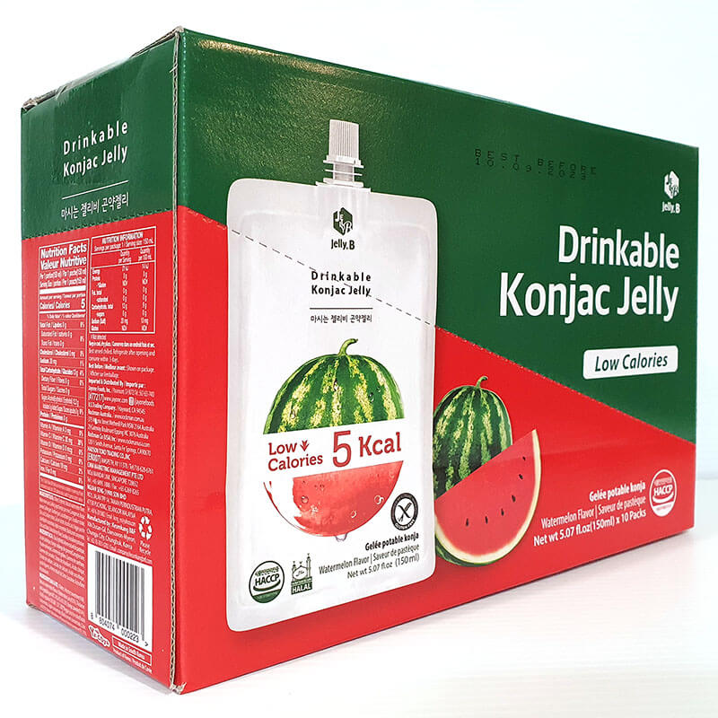Keto Store NZ | Jelly B. Drinkable Konjac Jelly Watermelon Box
