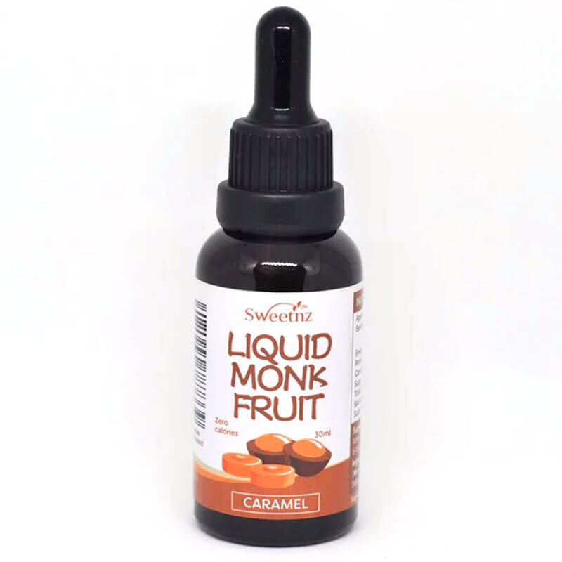 Keto Store NZ | Liquid Monkfruit Caramel Flavour by SweetNZ