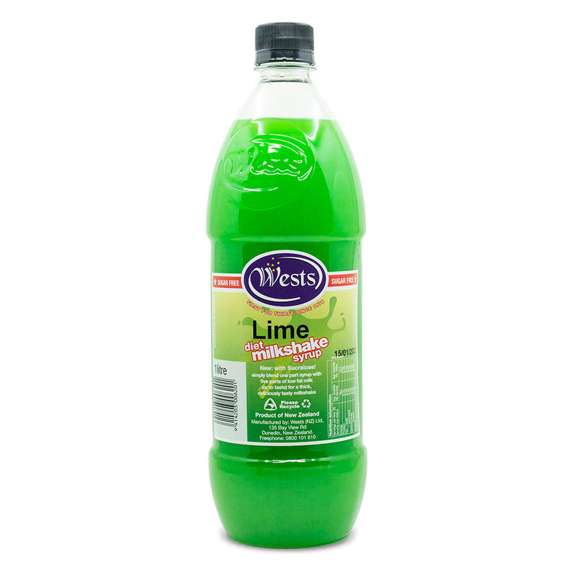 Keto Store NZ | Milkshake Syrups Sugar-Free Lime 1L | Keto Ingredients