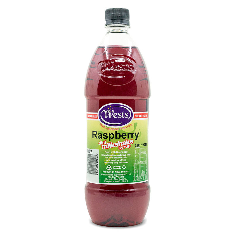 Keto Store NZ | Milkshake Syrups Sugar-Free Raspberry 1L | Keto Ingredients