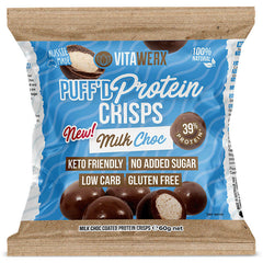 Keto Store NZ | Vitawerx Puff'd Protein Crisps Milk Choc keto snack