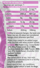 Keto Store NZ | Vitawerx Puff'd Protein Crisps White Choc NIP Nutritional Information Panel