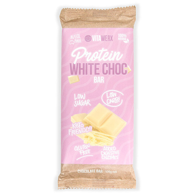 Keto Store NZ | Chocolate White Protein Vitawerx 100g | Keto Snacks