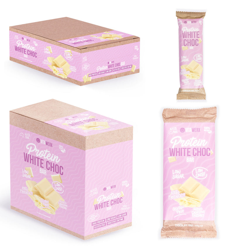 Keto Store NZ | Chocolate White Protein Vitawerx | Keto Snacks